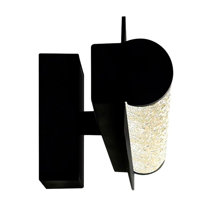 Integrated Led Black Outdoor Wall Light
