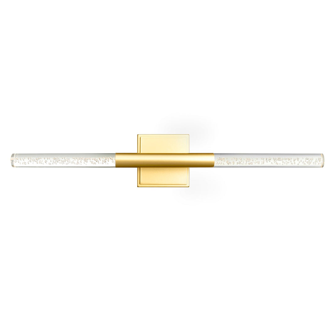 Integrated Led Satin Gold Vanity Light by CWI Lighting