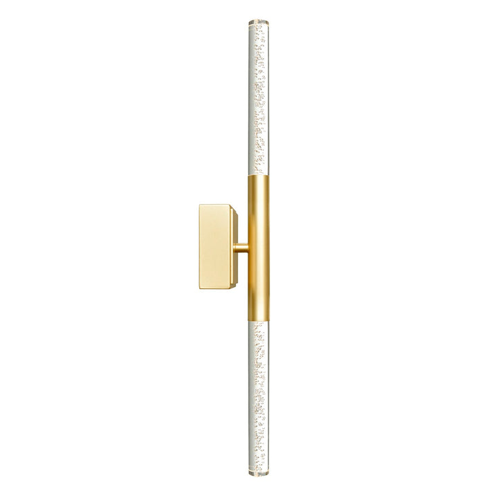 Integrated Led Satin Gold Vanity Light