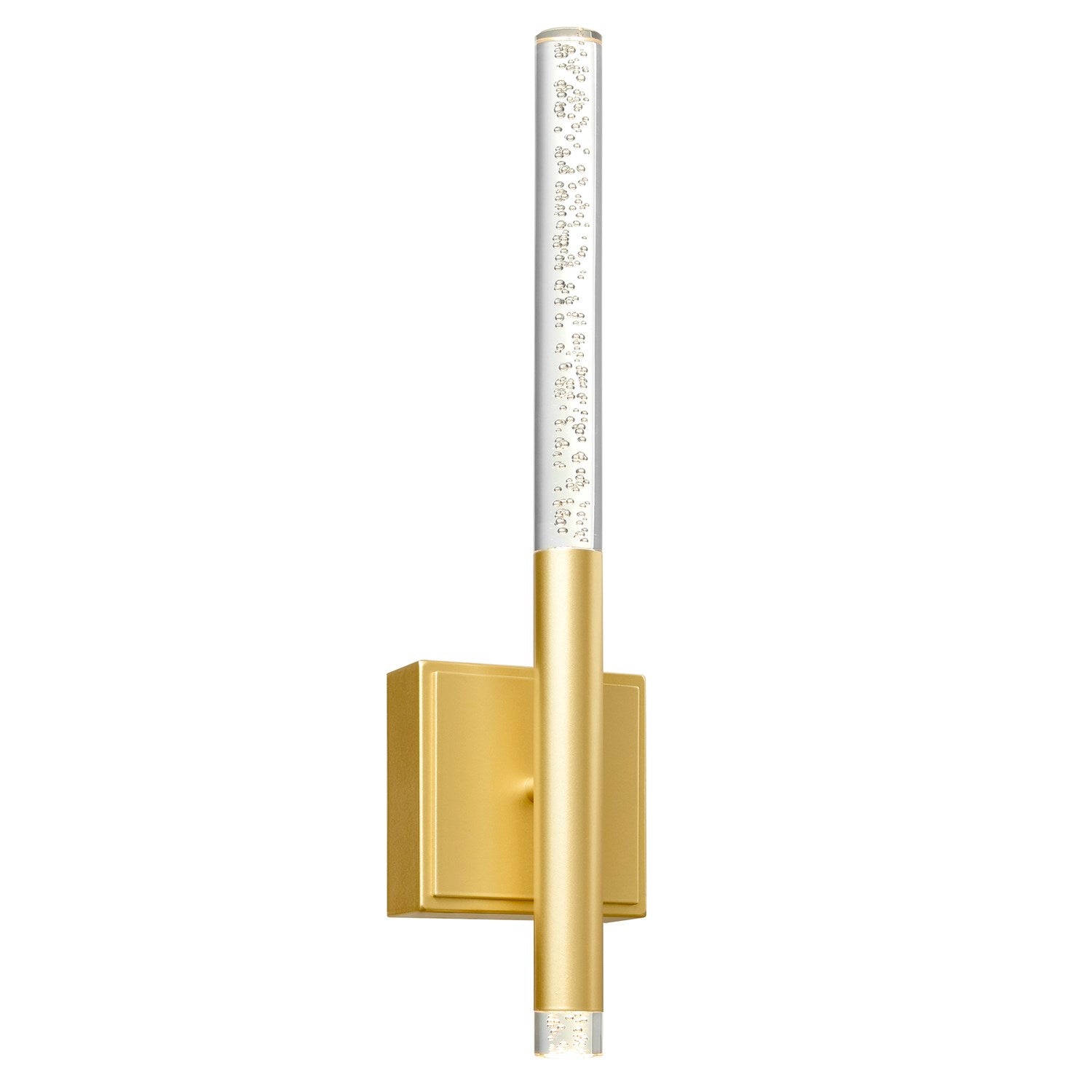 Integrated Led Satin Gold Wall Light by CWI Lighting