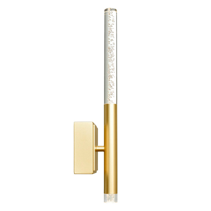 Integrated Led Satin Gold Wall Light