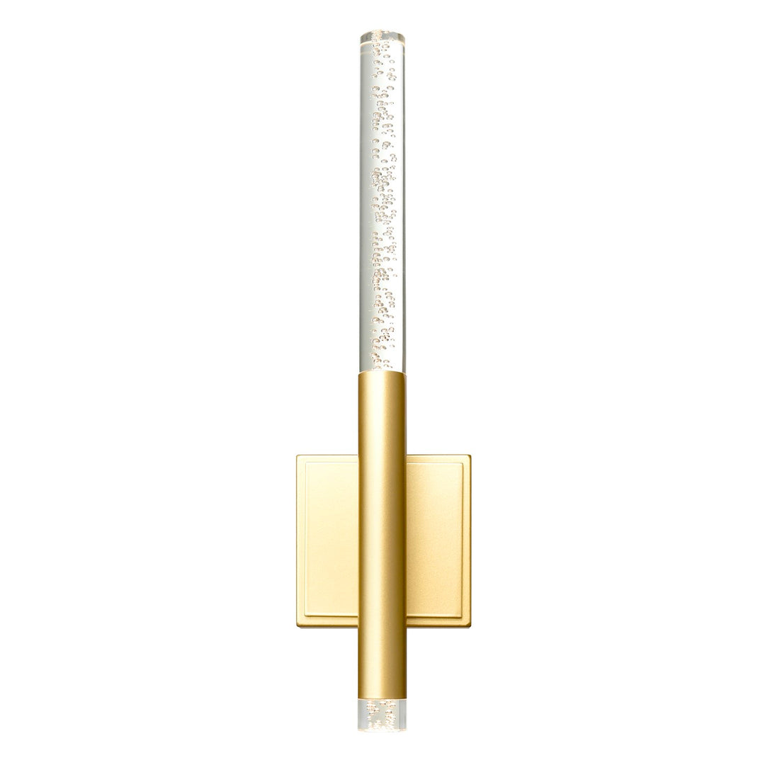Integrated Led Satin Gold Wall Light