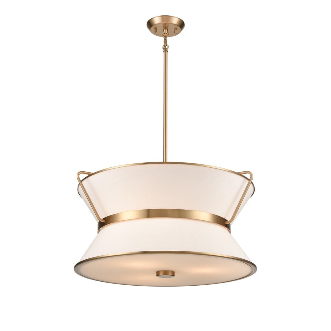 Chandelier 23.5in Diameter Brushed Brass by Artcraft