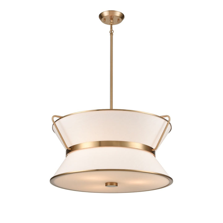 Chandelier 23.5in Diameter Brushed Brass by Artcraft