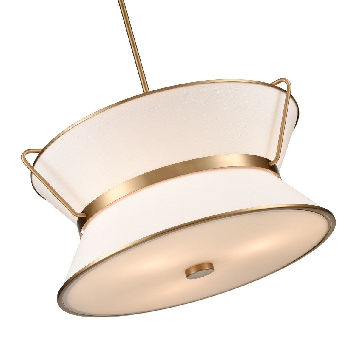 Chandelier 23.5in Diameter Brushed Brass
