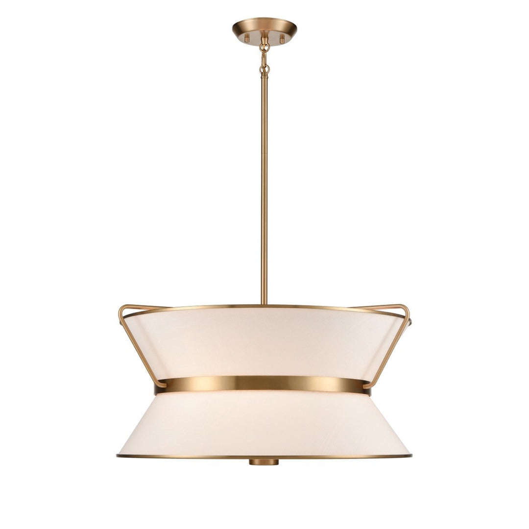 Chandelier 23.5in Diameter Brushed Brass