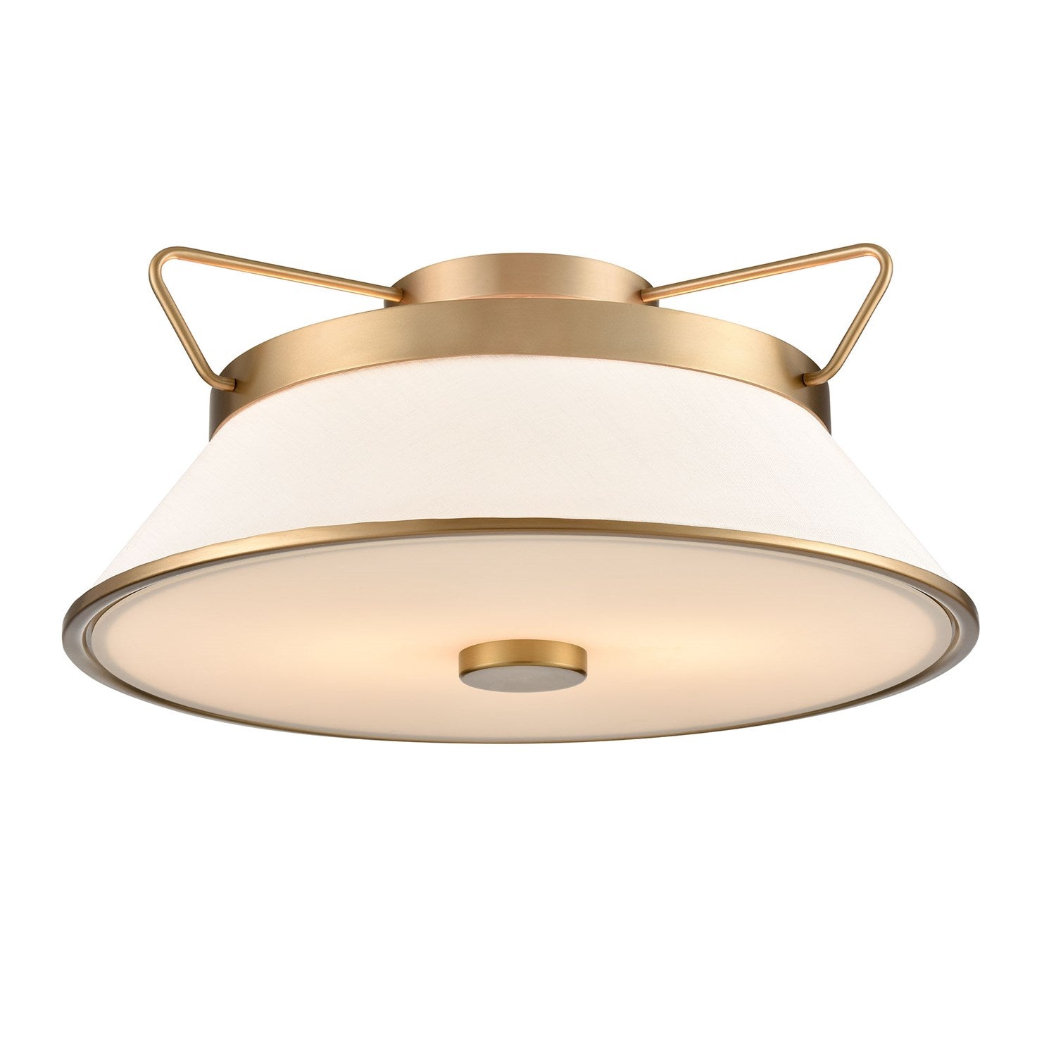 Semi Flushmount Brushed Brass by Artcraft