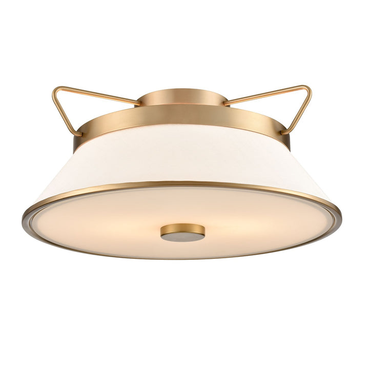 Semi Flushmount Brushed Brass by Artcraft