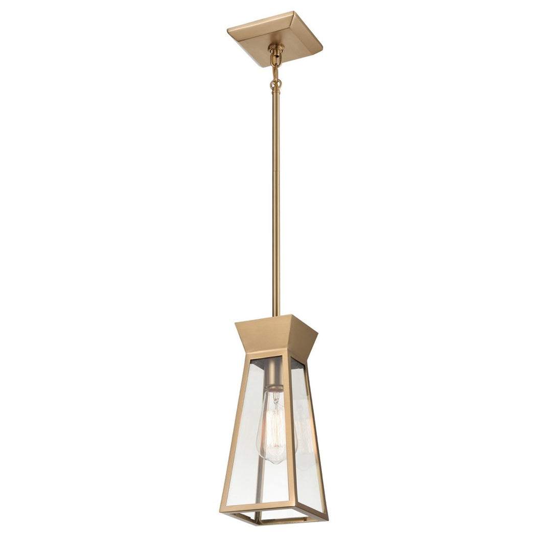 Single Pendant Brushed Brass by Artcraft