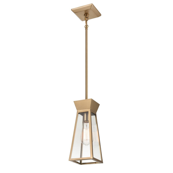 Single Pendant Brushed Brass by Artcraft