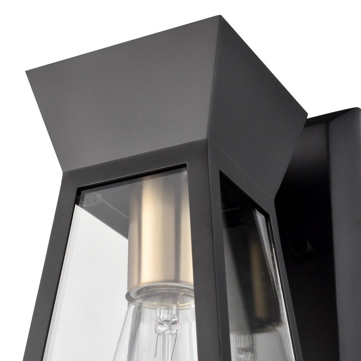 Wall Sconce Black And Brushed Brass