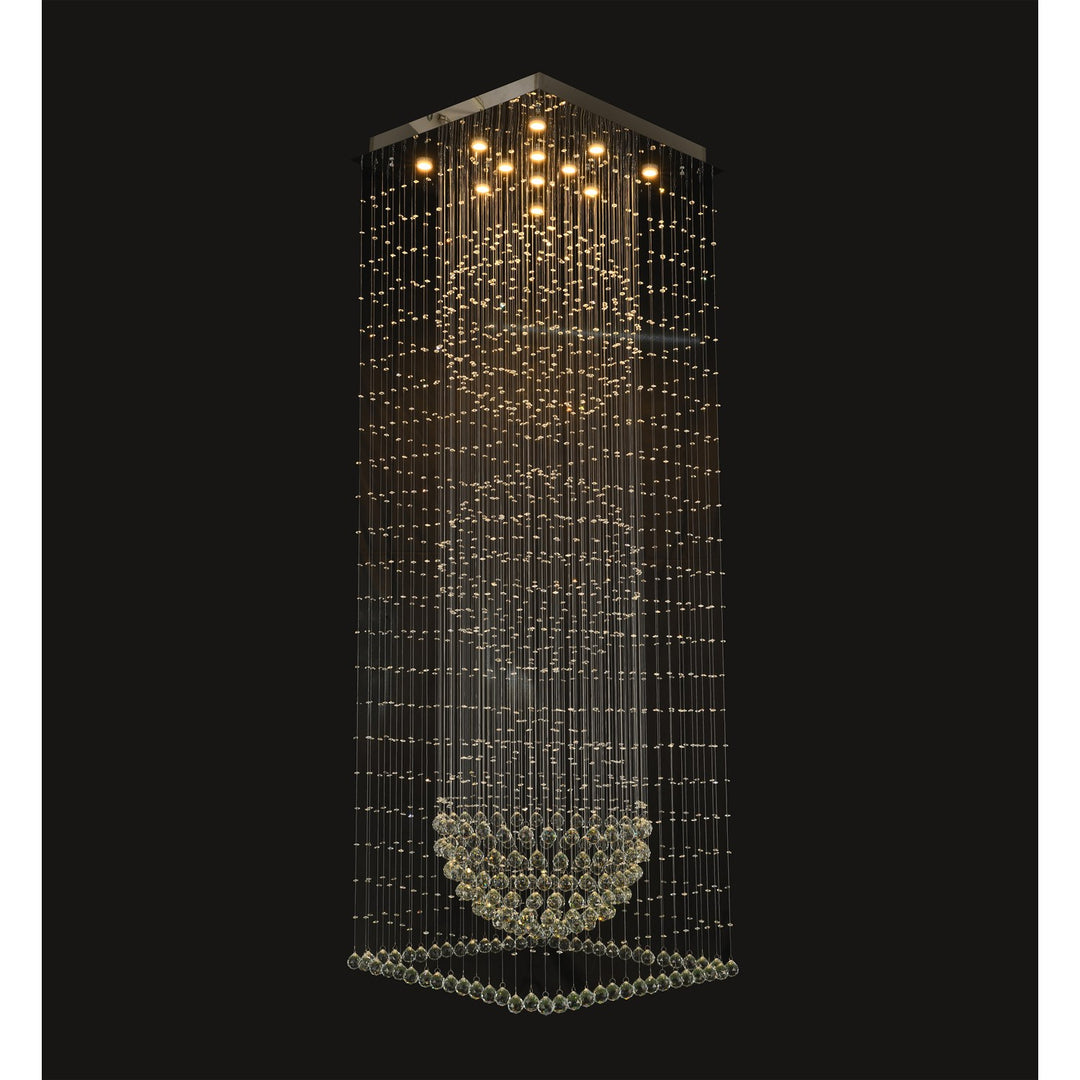 Chrome Flushed Chandelier by Bethel