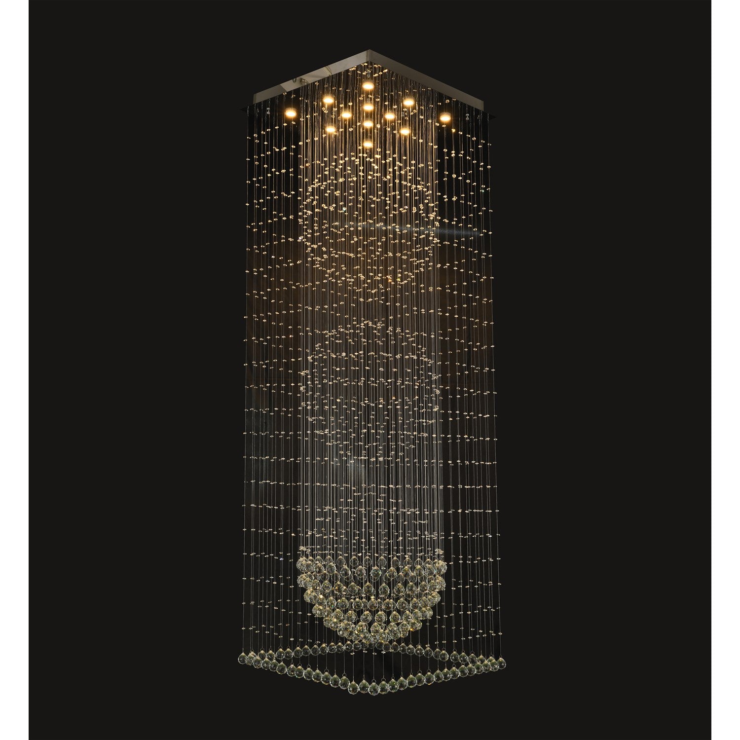Chrome Flushed Chandelier by Bethel