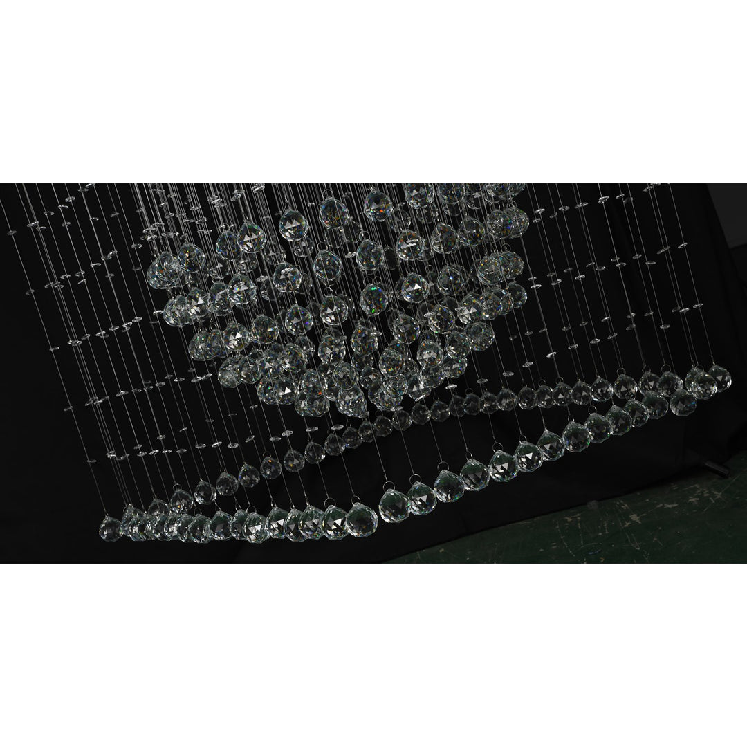 Chrome Flushed Chandelier
