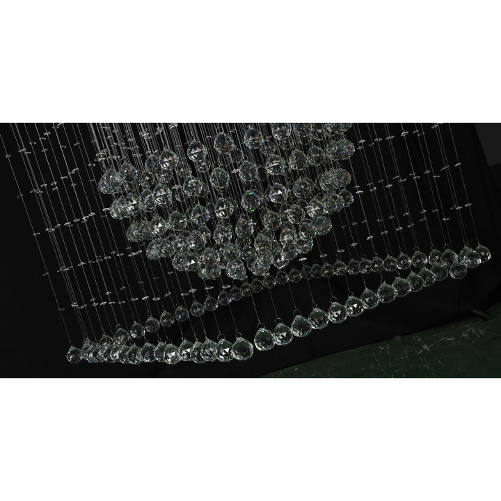 Chrome Flushed Chandelier