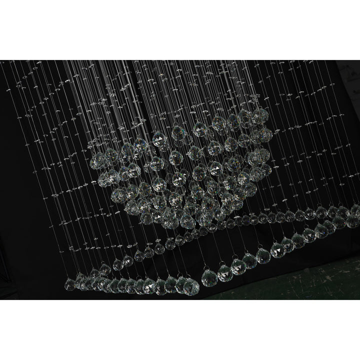 Chrome Flushed Chandelier
