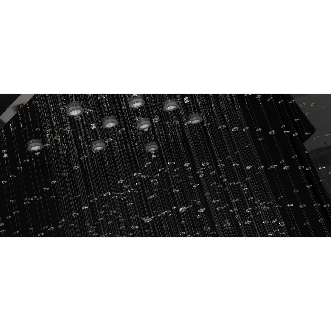 Chrome Flushed Chandelier