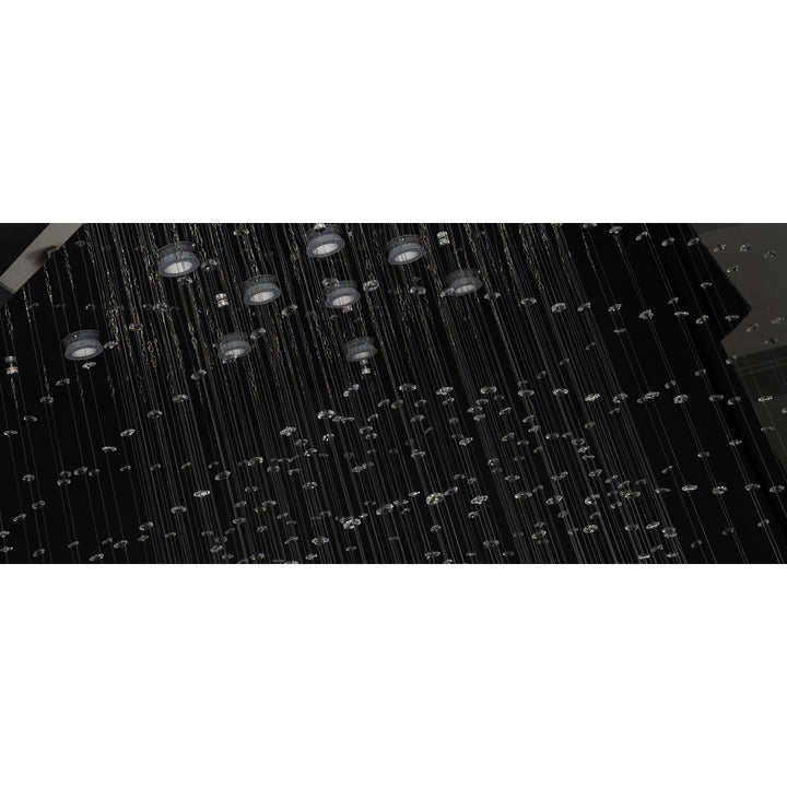 Chrome Flushed Chandelier