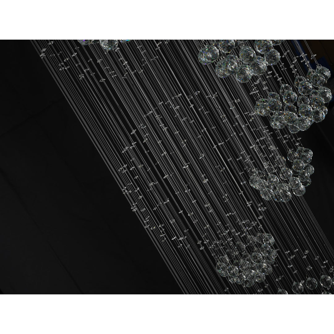 Chrome Flushed Chandelier