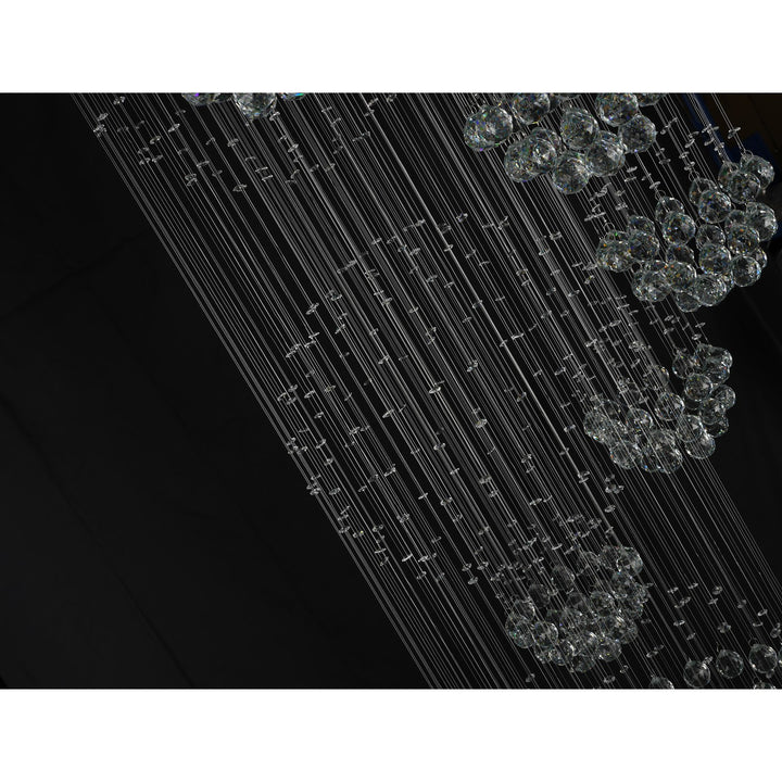 Chrome Flushed Chandelier