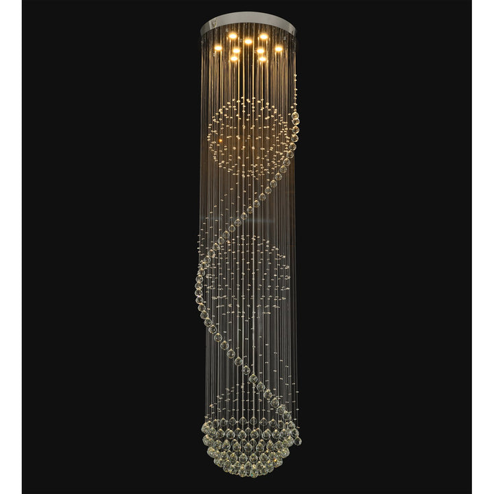 Chrome Flushed Chandelier by Bethel