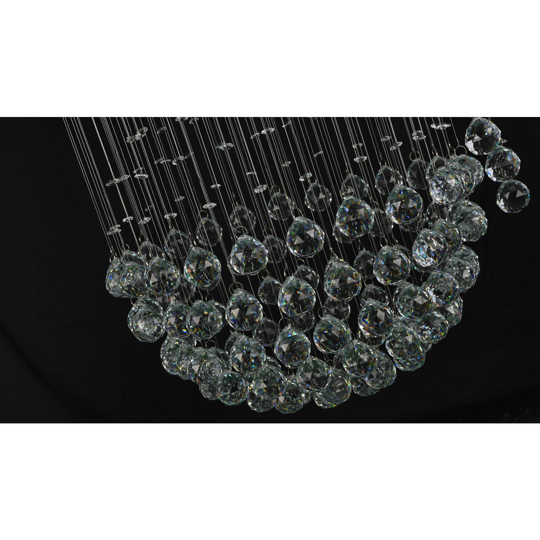 Chrome Flushed Chandelier