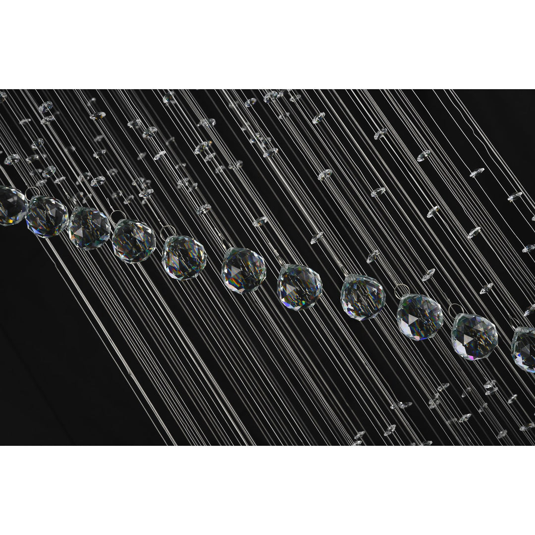 Chrome Flushed Chandelier