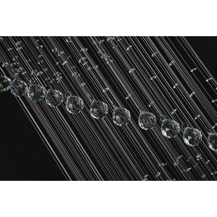 Chrome Flushed Chandelier