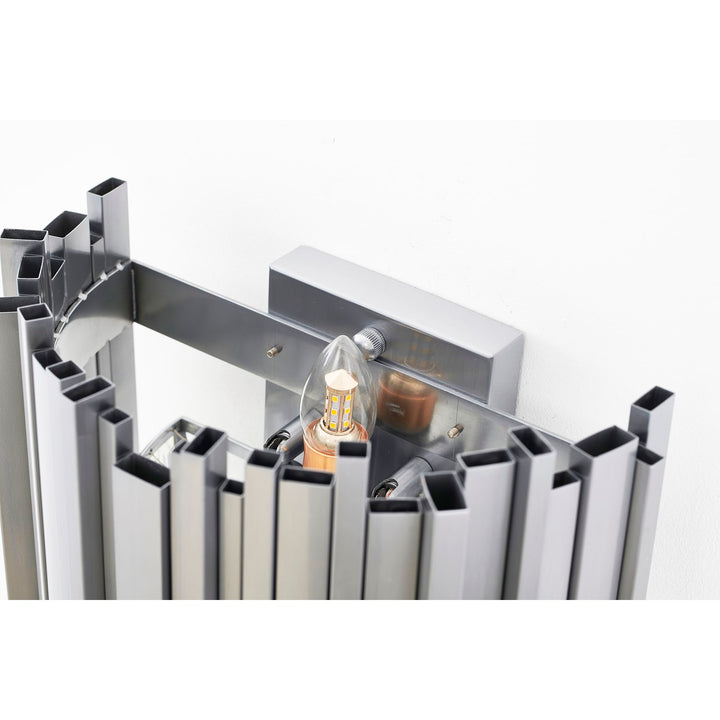 Satin Nickel Hairline Wall Sconce