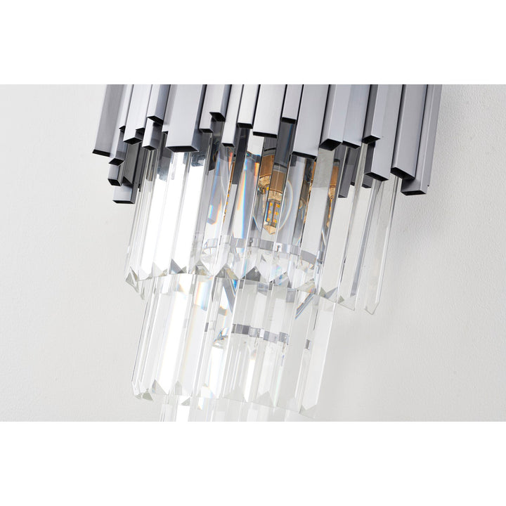 Satin Nickel Hairline Wall Sconce