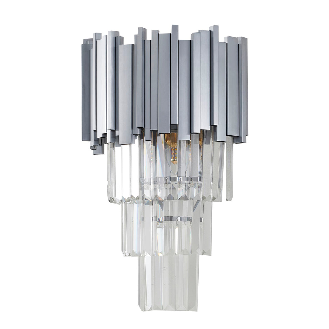 Satin Nickel Hairline Wall Sconce