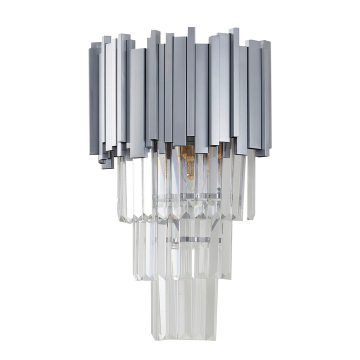 Satin Nickel Hairline Wall Sconce