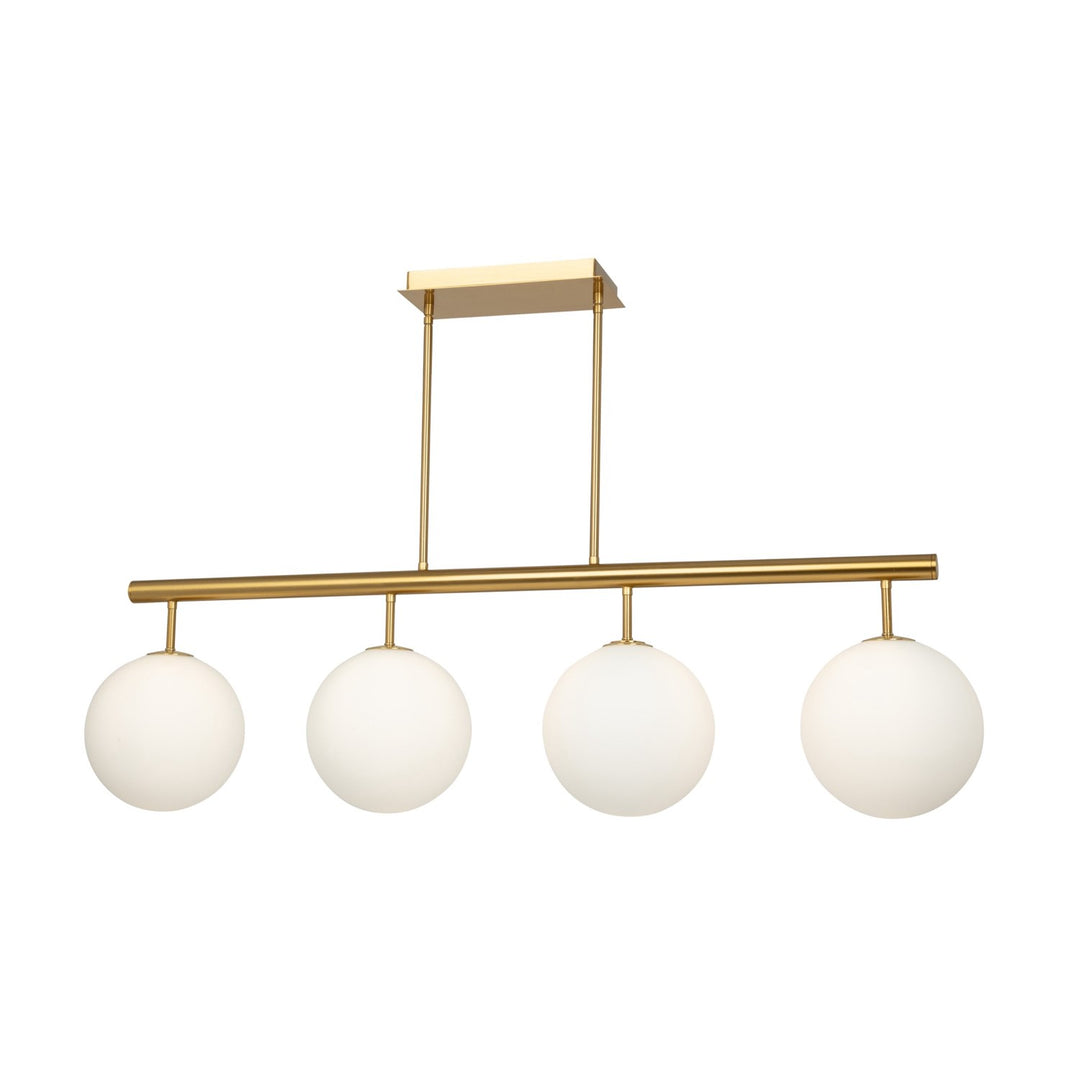 Collection 4-Light Island/Pool Table Brass by Artcraft