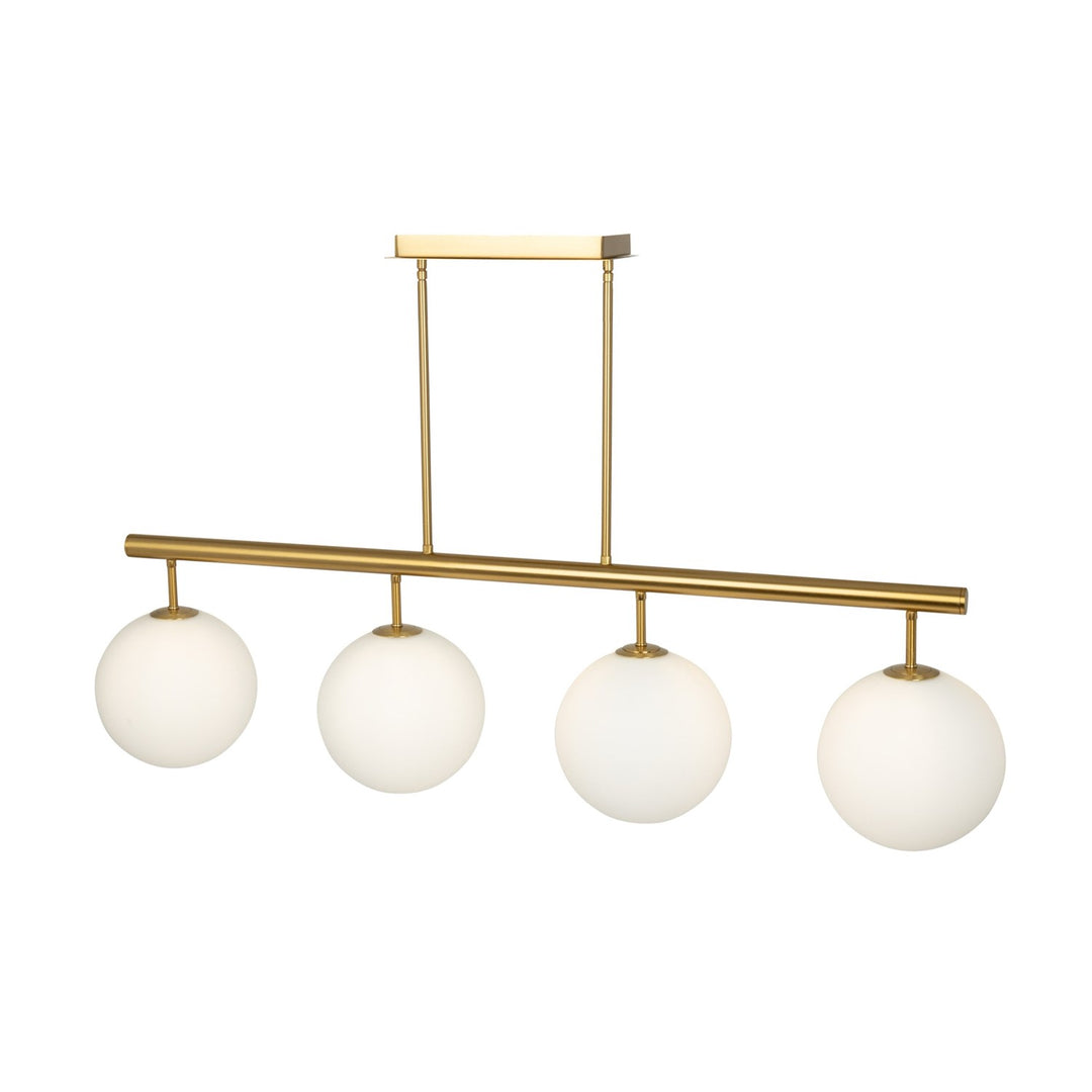 Collection 4-Light Island/Pool Table Brass