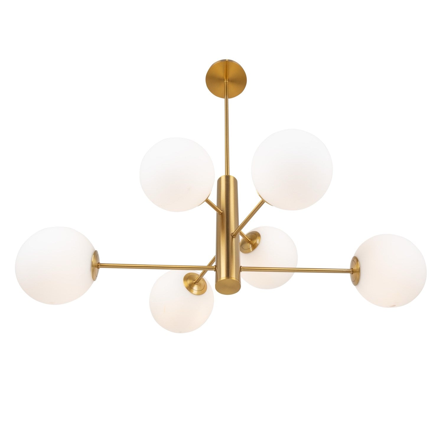 Collection 6-Light 31in Chandelier Brass