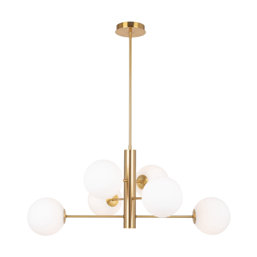 Collection 6-Light 31in Chandelier Brass