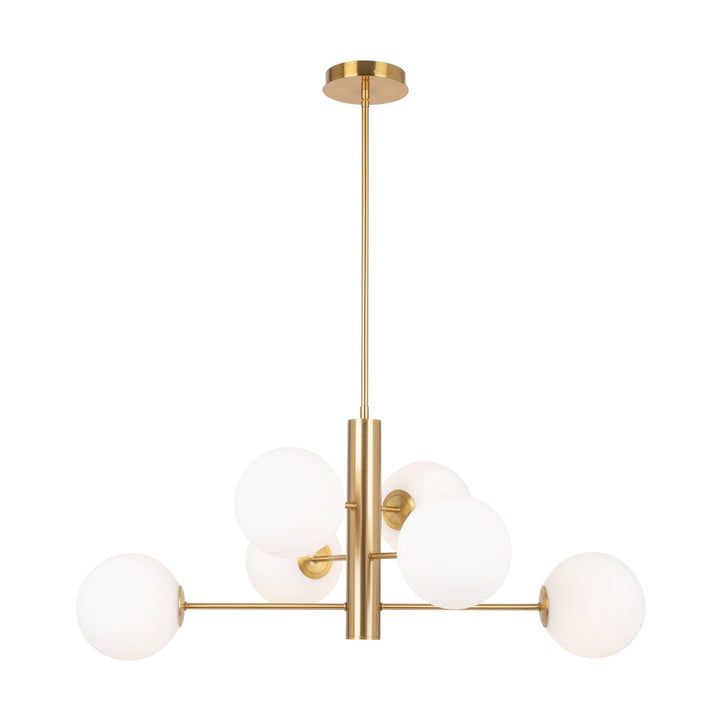 Collection 6-Light 31in Chandelier Brass