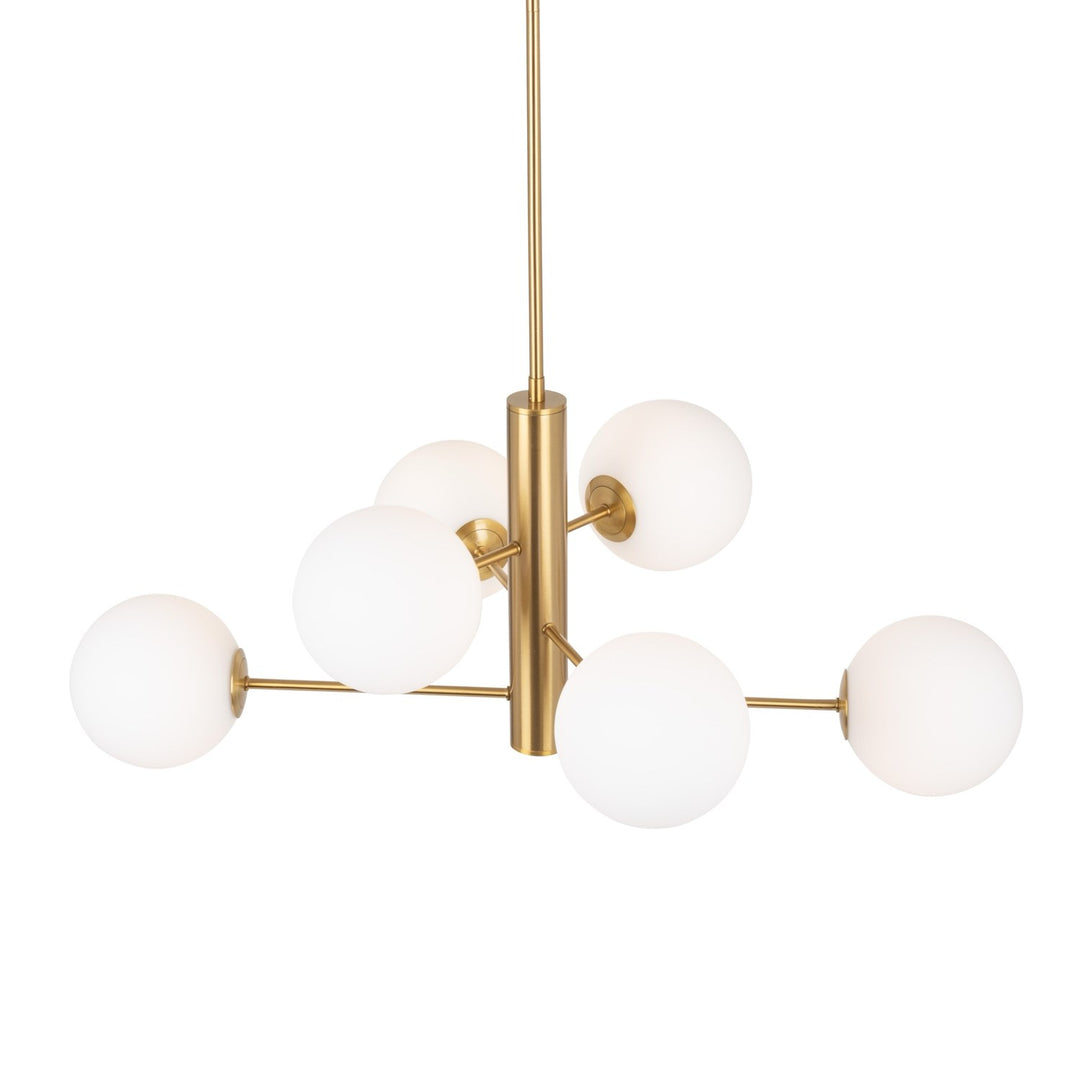 Collection 6-Light 31in Chandelier Brass