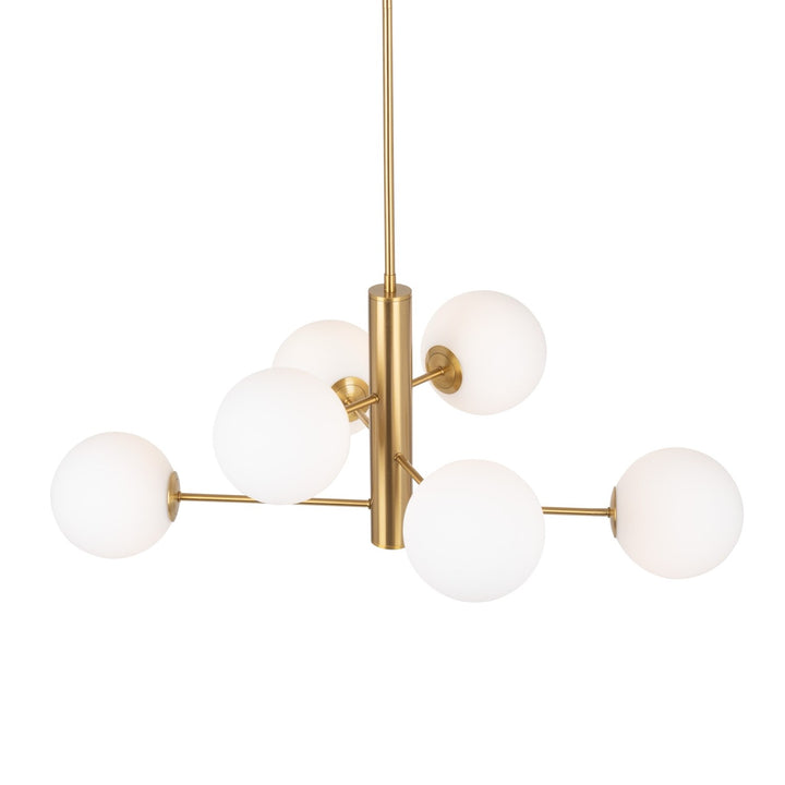 Collection 6-Light 31in Chandelier Brass