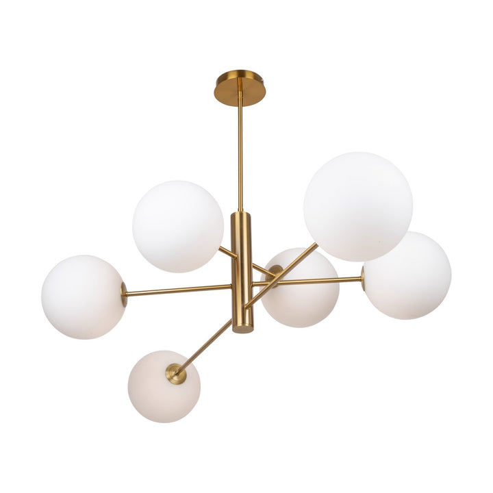 Collection 6-Light 48in Chandelier Brass