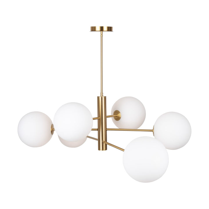 Collection 6-Light 48in Chandelier Brass