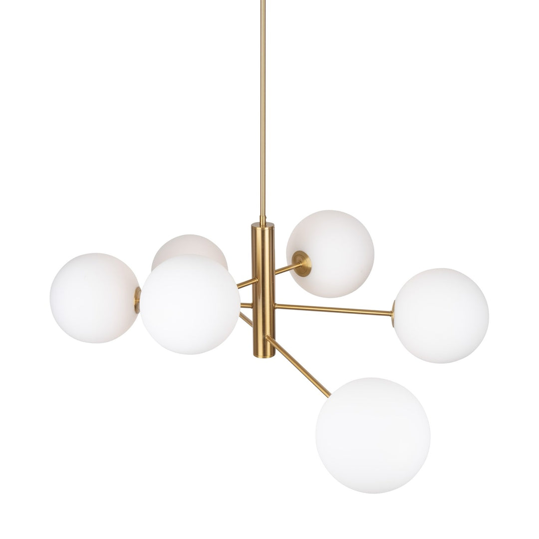 Collection 6-Light 48in Chandelier Brass