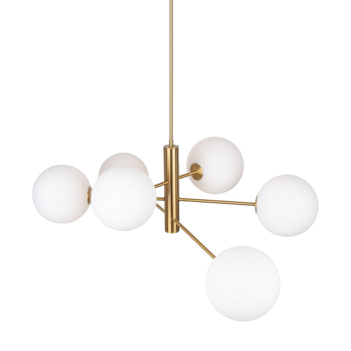 Collection 6-Light 48in Chandelier Brass