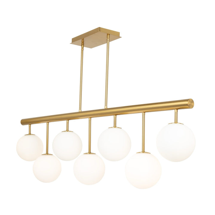 Collection 7-Light Island/Pool Table Brass by Artcraft