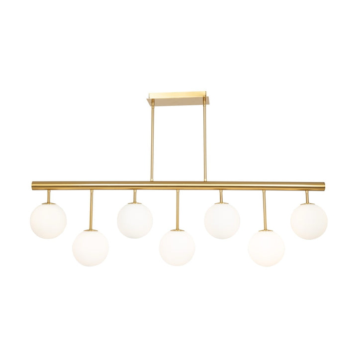 Collection 7-Light Island/Pool Table Brass