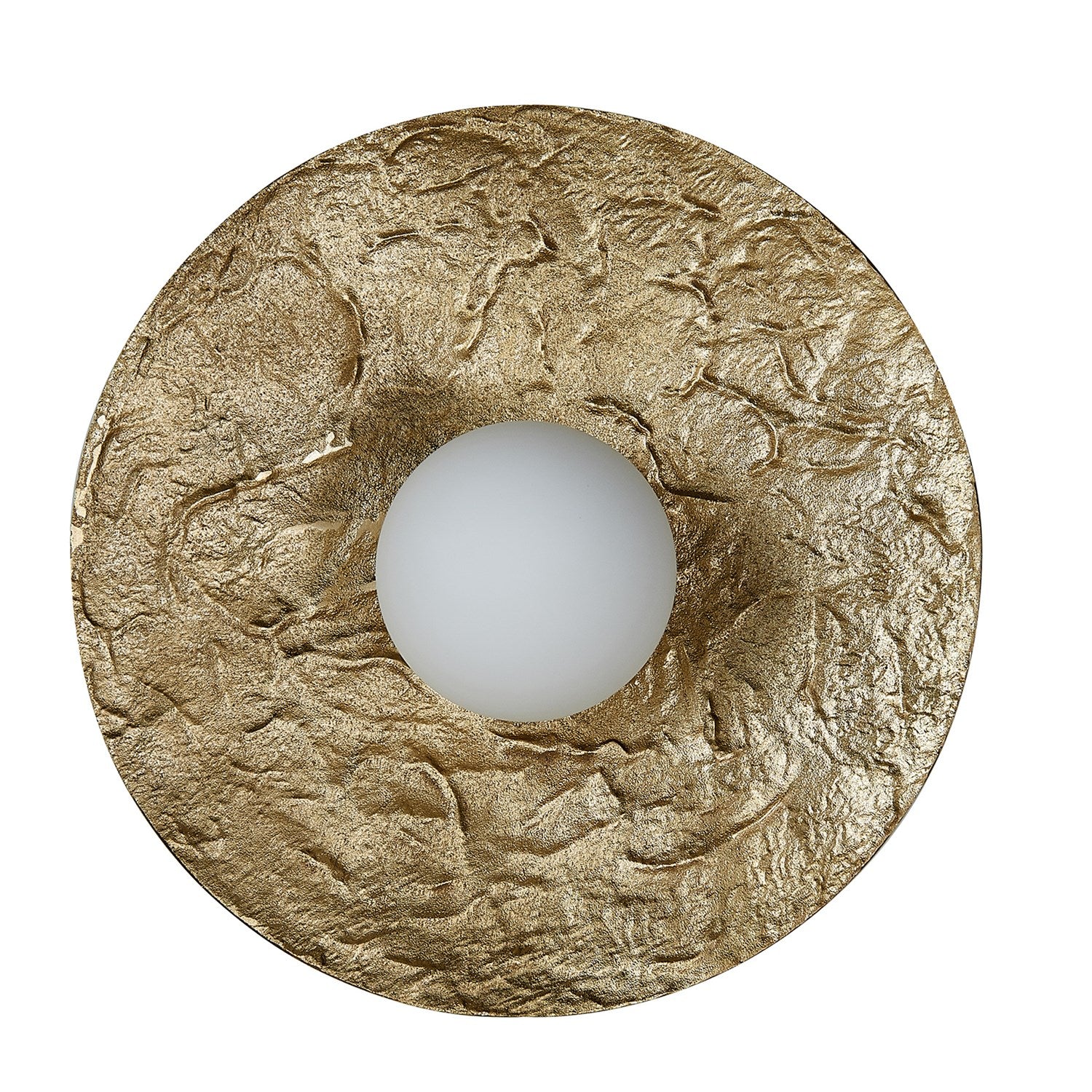 Led Wall Sconce In Brass Finish