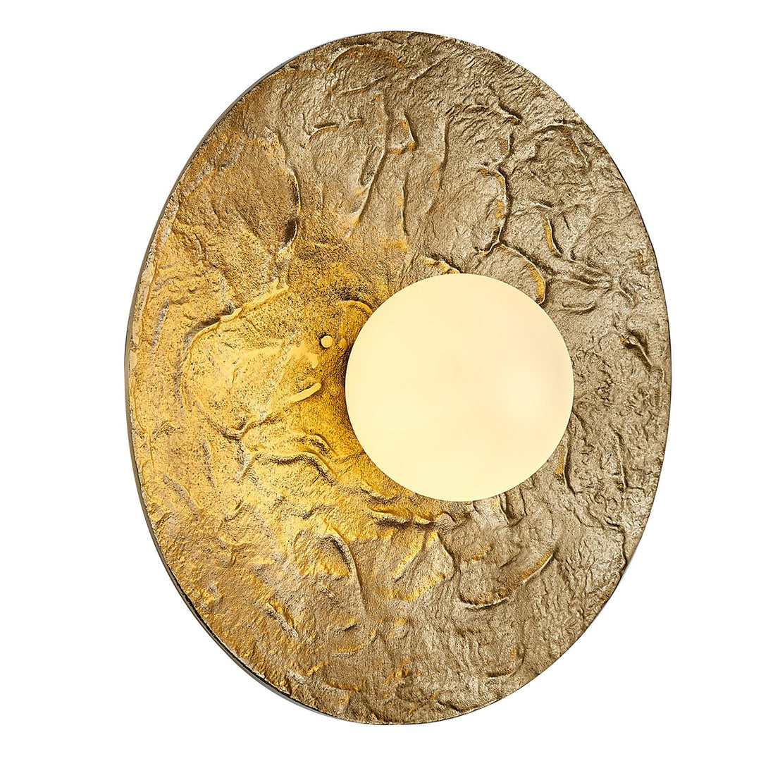 Led Wall Sconce In Brass Finish