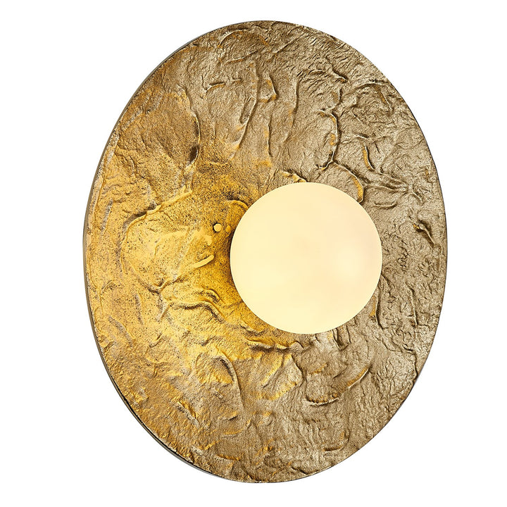 Led Wall Sconce In Brass Finish