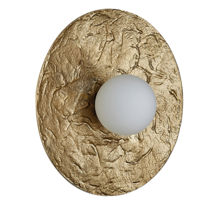 Led Wall Sconce In Brass Finish
