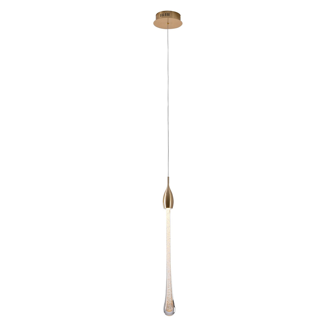 Led Pendant In Gold Finish by Bethel